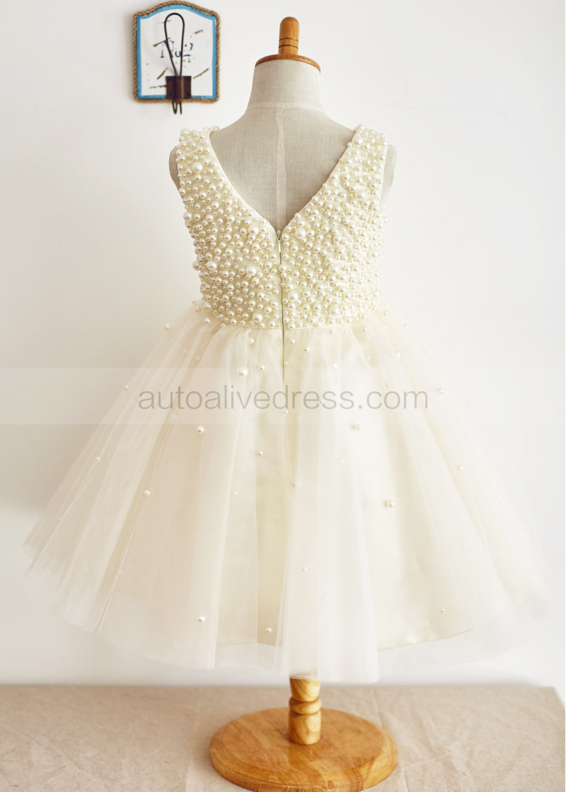 Champagne Flower Girl Dresses